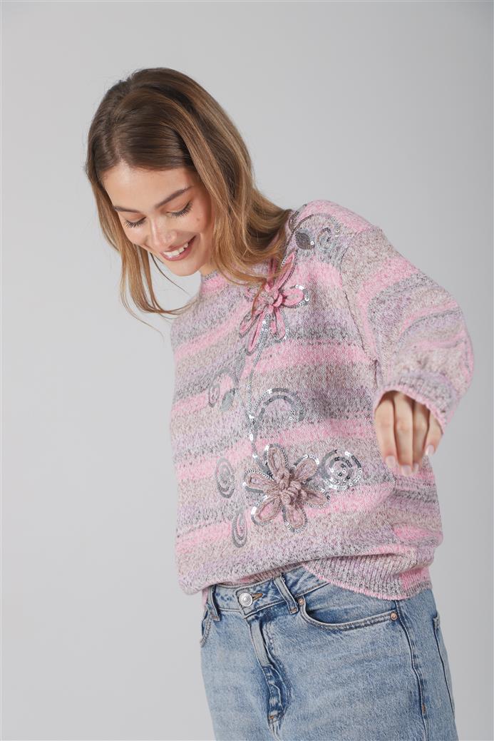 Sweater Viena Bordado con Lentejuelas